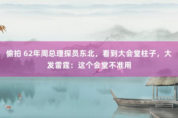 偷拍 62年周总理探员东北，看到大会堂柱子，大发雷霆：这个会堂不准用