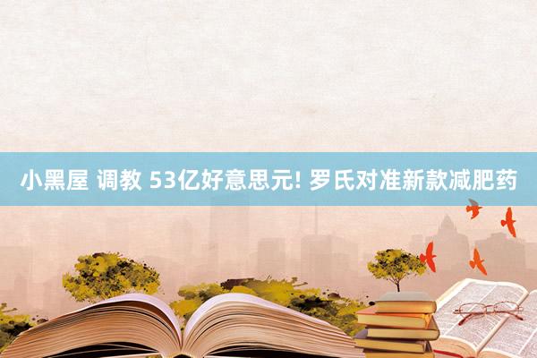 小黑屋 调教 53亿好意思元! 罗氏对准新款减肥药