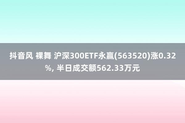 抖音风 裸舞 沪深300ETF永赢(563520)涨0.32%, 半日成交额562.33万元