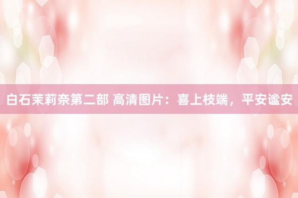 白石茉莉奈第二部 高清图片：喜上枝端，平安谧安